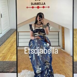 Robe de féte broderie